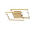 Lustra LED aplicata design modern geometric BILBAO 25W aurie