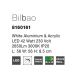 Lustre aplicate - Lustra LED aplicata design modern geometric BILBAO 42W alba