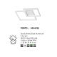 Lustre aplicate - Lustra LED aplicata design modern geometric PORTO 19W