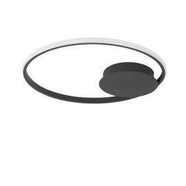Lustre aplicate - Lustra LED aplicata design modern circular FULINE negru