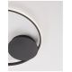 Lustre aplicate - Lustra LED aplicata design modern circular FULINE negru