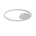 Lustra LED aplicata design modern circular FULINE alba