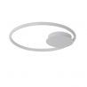 Lustra LED aplicata design modern circular FULINE alba