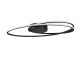 Lustre aplicate - Lustra LED aplicata design modern circular VIARREGIO negru