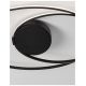 Lustre aplicate - Lustra LED aplicata design modern circular VIARREGIO negru