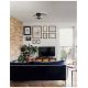 Lustre aplicate - Lustra LED aplicata design modern circular ajustabil EMIL negru