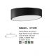 Lustre aplicate - Lustra LED aplicata design modern 40cm MAGGIO negru