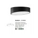 Lustre aplicate - Lustra LED aplicata design modern 50cm MAGGIO negru