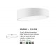 Lustre aplicate - Lustra LED aplicata design modern 50cm MAGGIO alba
