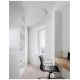 Plafoniere - Plafoniera LED moderna design slim 40cm HADON alba