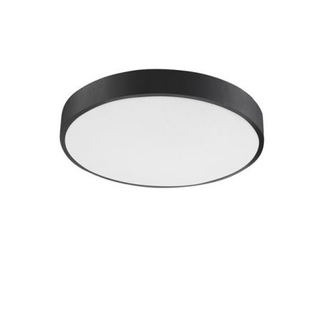 Plafoniere - Plafoniera LED moderna design slim Ø40cm HADON neagra