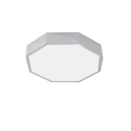 Plafoniere - Plafoniera LED moderna design slim EBEN alba
