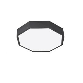 Plafoniere - Plafoniera LED moderna design slim EBEN negru