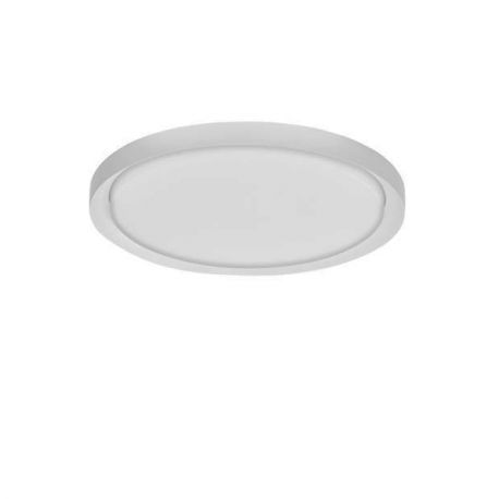 Plafoniere - Plafoniera LED moderna design slim 46cm TROY alba