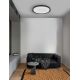 Plafoniere - Plafoniera LED moderna design slim 46cm TROY negru