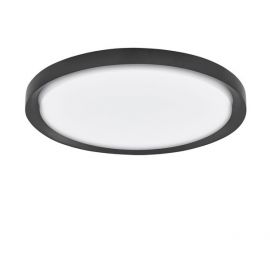 Plafoniere - Plafoniera LED moderna design slim 56cm TROY negru