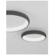 Plafoniere - Plafoniera LED moderna design slim 61cm ALBI gri
