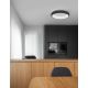 Plafoniere - Plafoniera LED moderna design slim 41cm ALBI negru