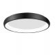 Plafoniere - Plafoniera LED moderna design slim 61cm ALBI negru