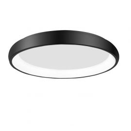 Plafoniere - Plafoniera LED moderna design slim 61cm ALBI negru