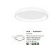 Plafoniere - Plafoniera LED moderna design slim 41cm ALBI alba