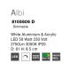 Plafoniere - Plafoniera LED moderna design slim 61cm ALBI alba