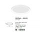 Plafoniere - Plafoniera LED moderna design slim 38cm PERTINO alba