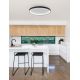 Plafoniere - Plafoniera LED moderna design slim 48cm PERTINO negru