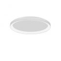 Plafoniera LED moderna design slim 48cm PERTINO alba