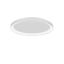 Plafoniere - Plafoniera LED moderna design slim 48cm PERTINO alba