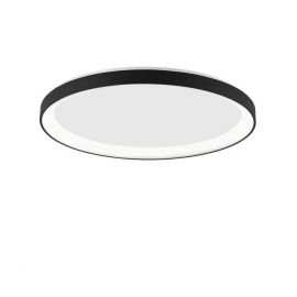 Lustre aplicate - Lustra LED moderna aplicata design slim 58cm PERTINO negru