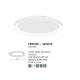 Lustre aplicate - Lustra LED moderna aplicata design slim 58cm PERTINO alba