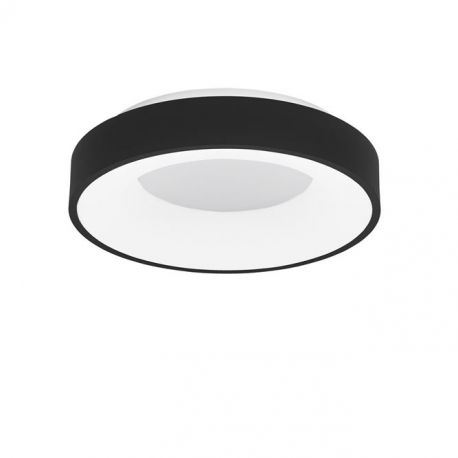 Plafoniere - Plafoniera LED moderna 38cm RANDO THIN negru