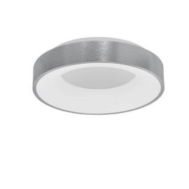 Plafoniere - Plafoniera LED moderna 38cm RANDO THIN argintie
