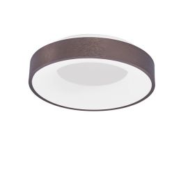 Plafoniere - Plafoniera LED moderna 38cm RANDO THIN cafenie