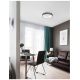 Plafoniere - Plafoniera LED moderna 38cm RANDO THIN cafenie
