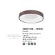 Plafoniere - Plafoniera LED moderna 38cm RANDO THIN cafenie
