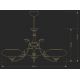Candelabre, Lustre - Candelabru 3 brate design clasic realizat manual CASAMIA