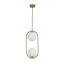 Lustra / Pendul design modern Obitar alama aurie