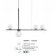 Pendule, Lustre suspendate - Lustra suspendata design modern Impero 4L