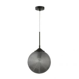Pendule, Lustre suspendate - Lustra / Pendul design modern Athena negru/fumuriu