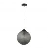 Lustra / Pendul design modern Athena negru/fumuriu