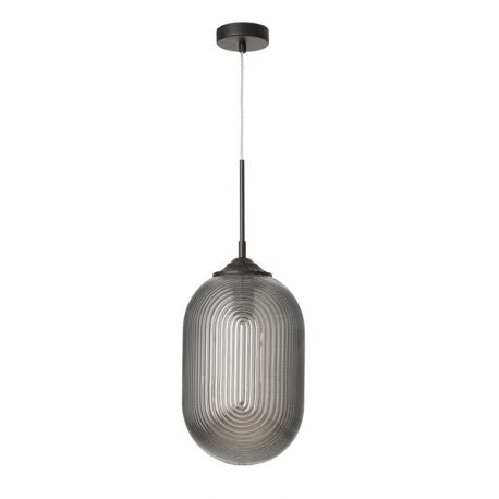 Pendule, Lustre suspendate - Lustra / Pendul design modern Athena II negru/fumuriu