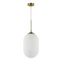 Lustra / Pendul design modern Athena II alama/alb