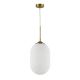Pendule, Lustre suspendate - Lustra / Pendul design modern Athena II alama/alb