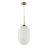 Lustra / Pendul design modern Athena II alama/alb