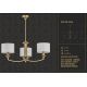 Candelabre, Lustre - Candelabru 3 brate design clasic realizat manual Decor