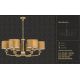 Candelabre, Lustre - Candelabru 6 brate design clasic realizat manual Decor