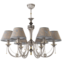 Candelabru 6 brate design clasic realizat manual Dorato