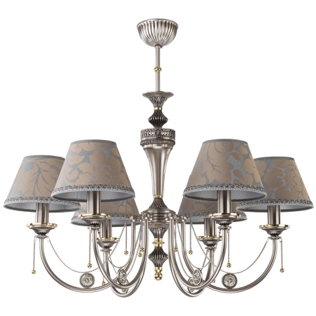 Candelabre, Lustre - Candelabru 6 brate design clasic realizat manual Dorato